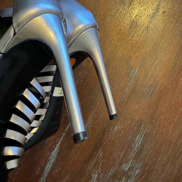 Proenza Schouler Women's Metallic Spartan High Heels Shoes Size 40 - Picture 7 of 12